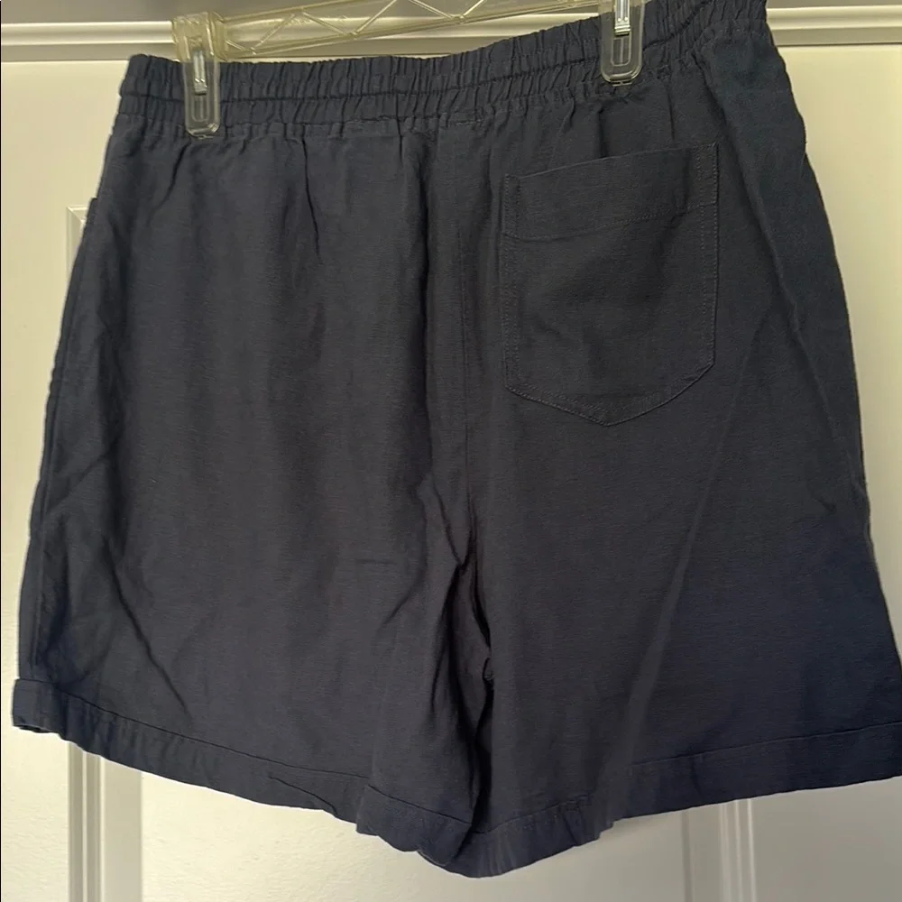 Gloria Vanderbilt Blue elastic Waist Shorts - Picture 3 of 4